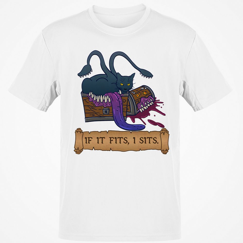 If It Fits I Sits Classic Unisex T-Shirt - White - 12