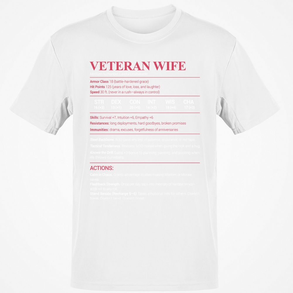 Veteran New Classic Unisex T-Shirt - White - 12