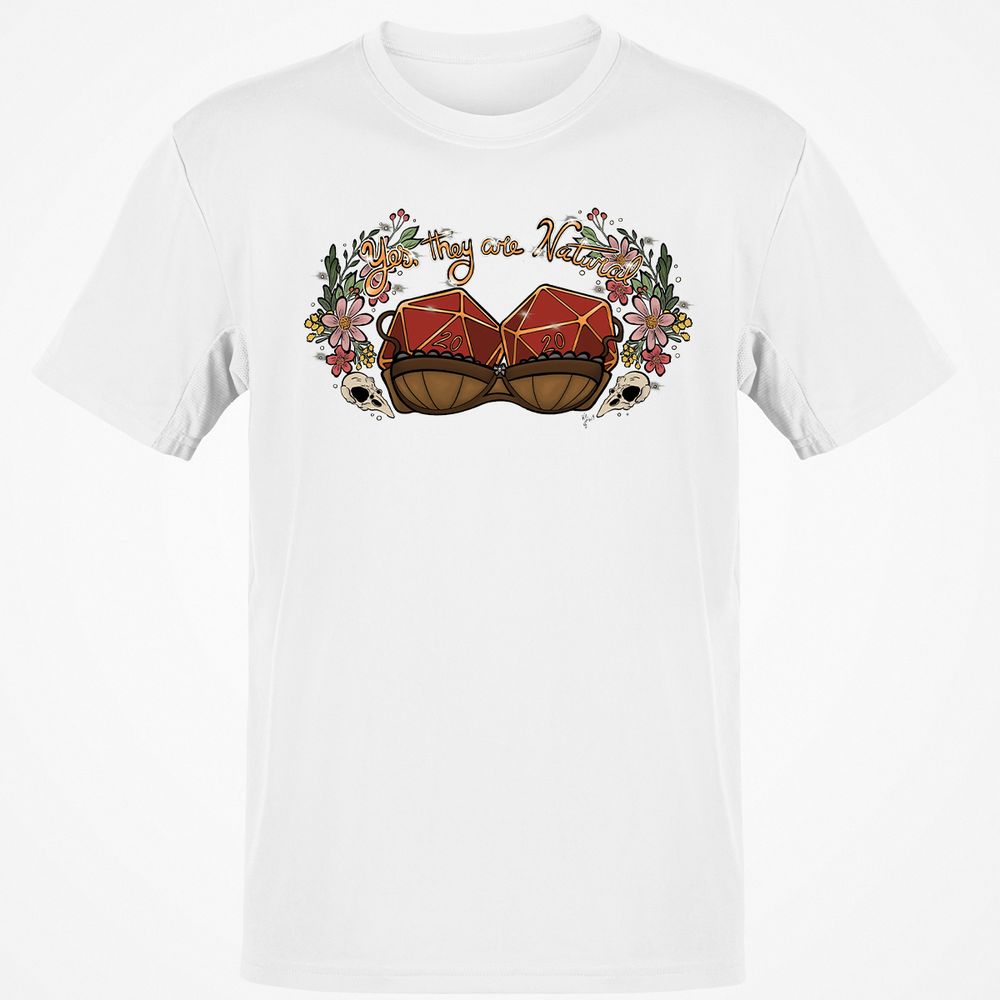 Yes They're Natural T-Shirt - White - 12
