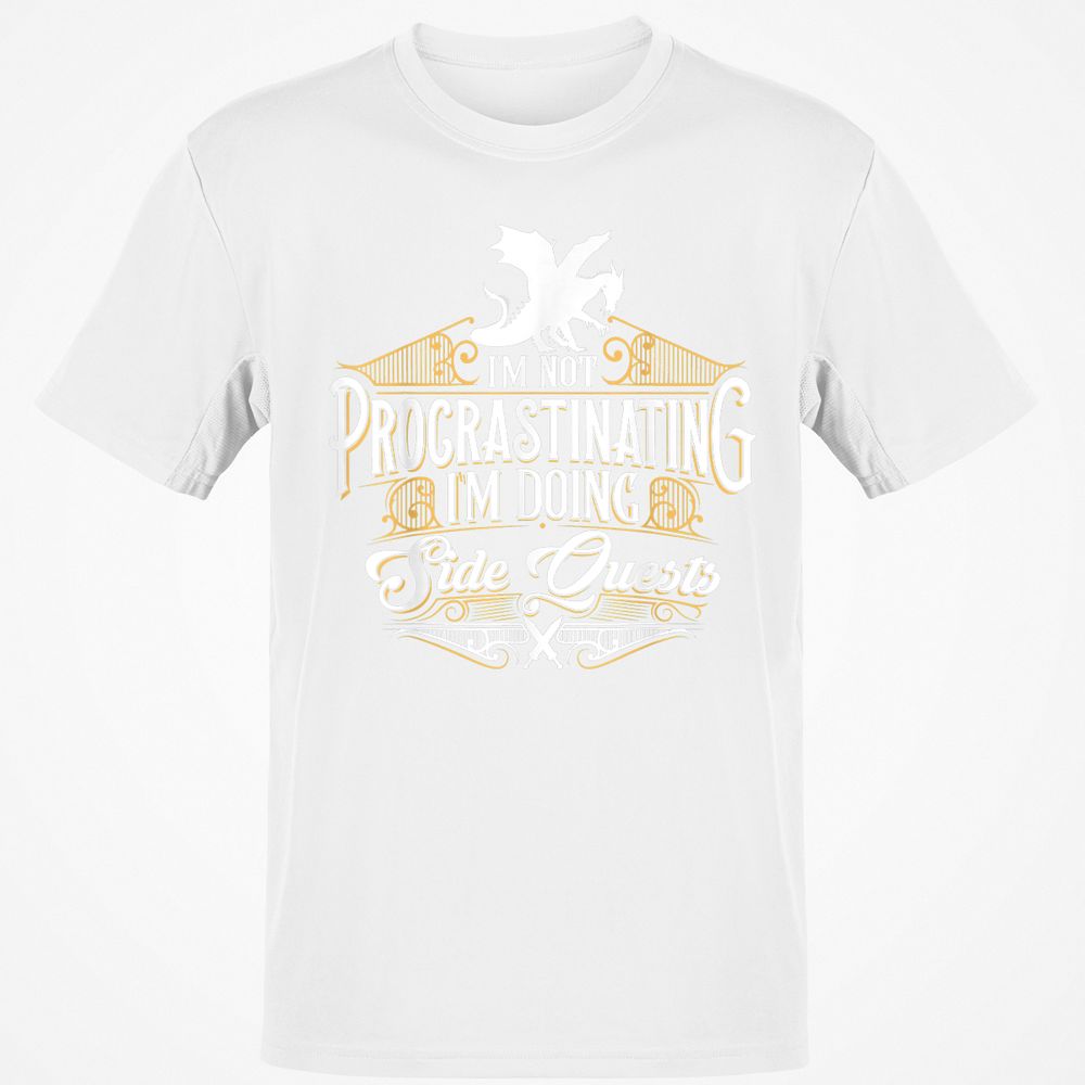 I'm Doing Side Quests T-Shirt - White - 12