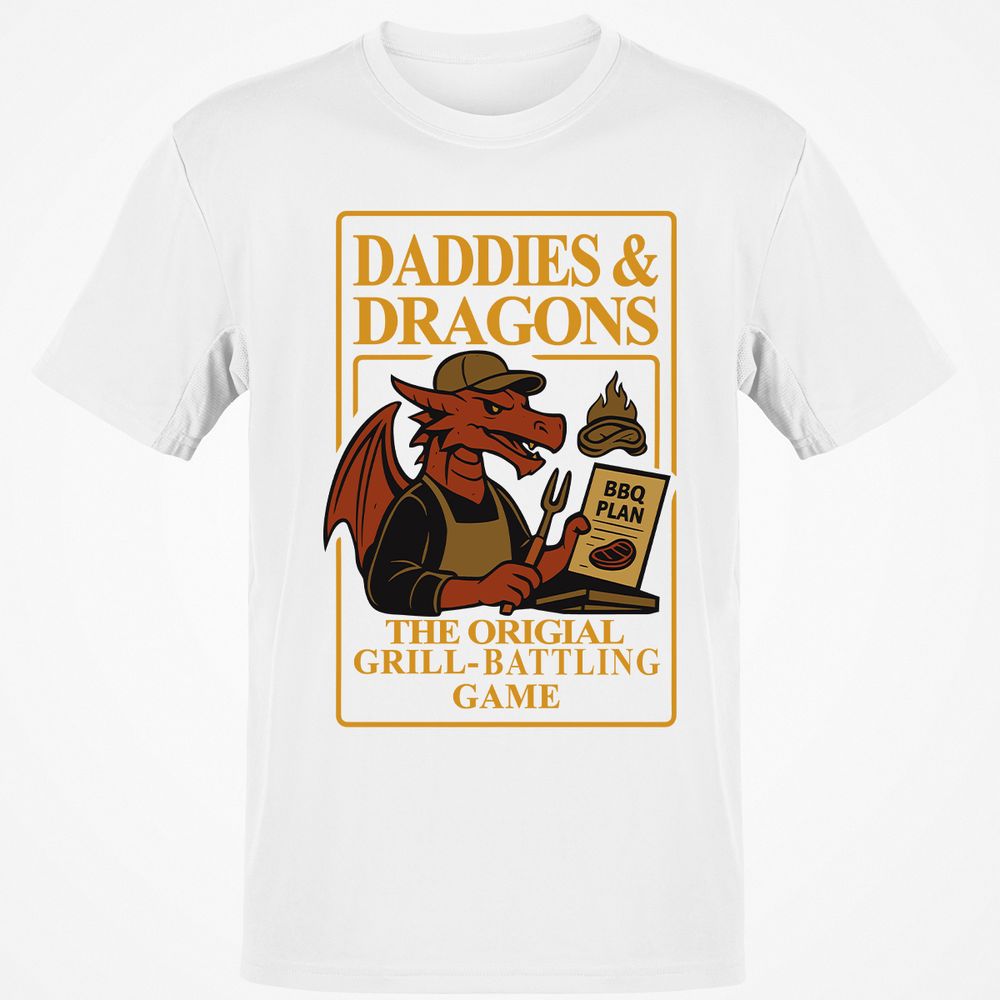 Daddies & Dragons Classic Unisex T-Shirt - White - 12