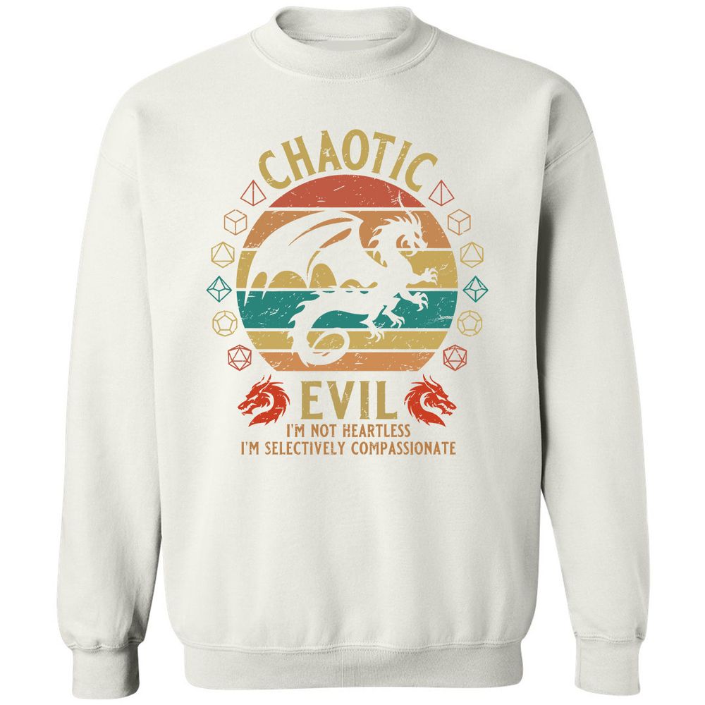 Chaotic Evil Classic Unisex Sweatshirt - White - 12