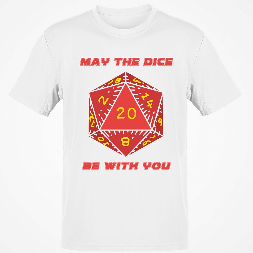 May the Dice Be With You - White - 12
