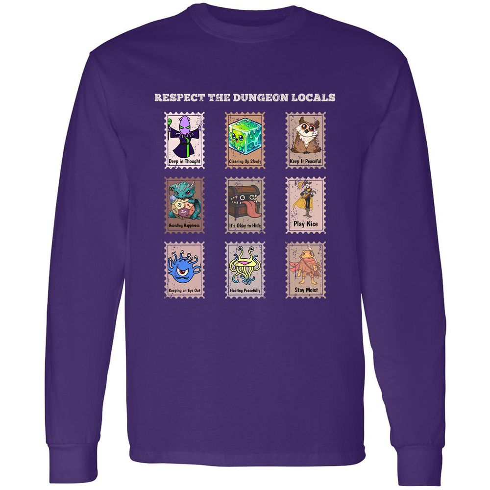 RESPECT THE DUNGEON LOCALS - Purple - 13