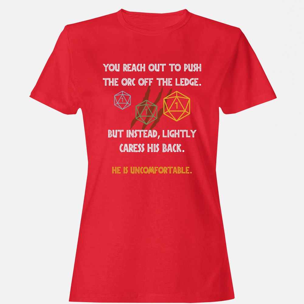 YOU REACH OUT TO PUSH Women's T-Shirt - Red - 13