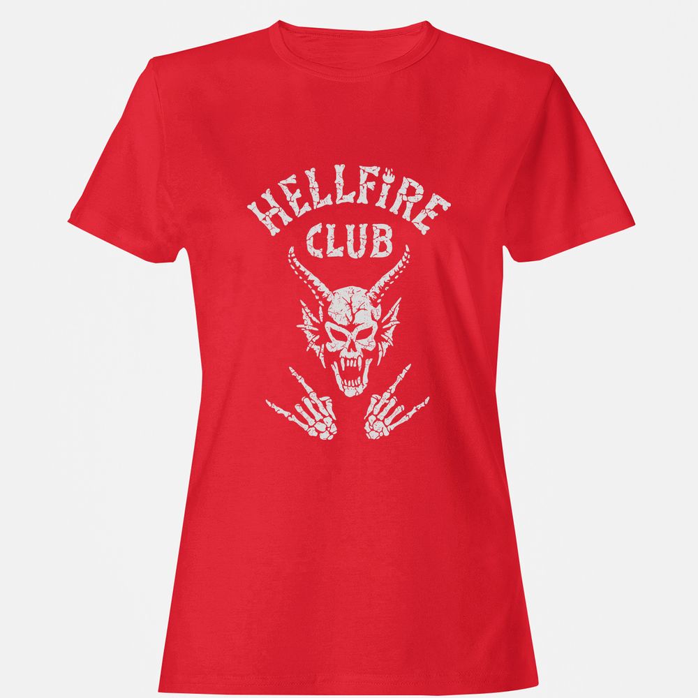 Hellfire Club Women's T-Shirt - Red - 13