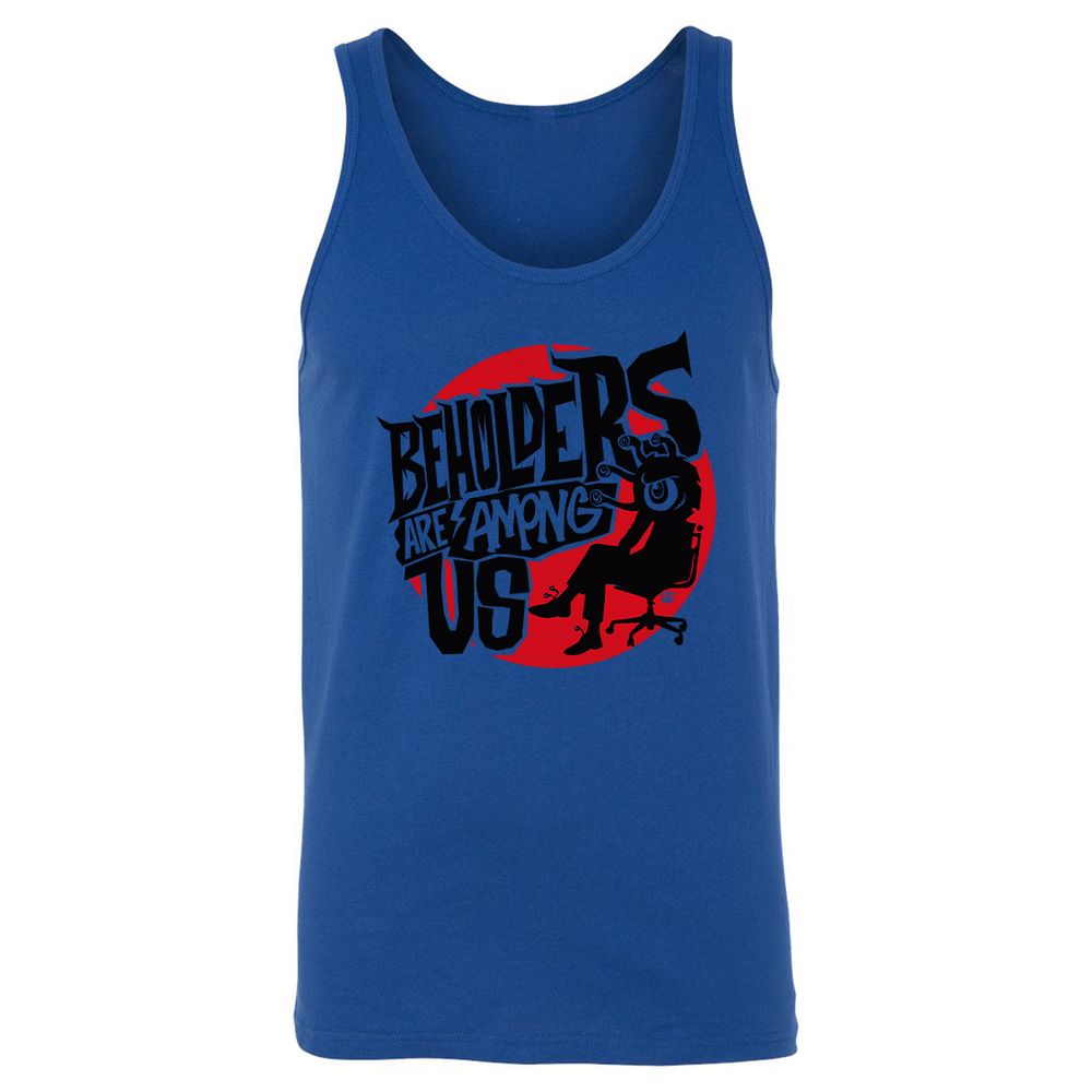 Beholders Are Among Us Unisex Jersey Tank - True Royal - 13