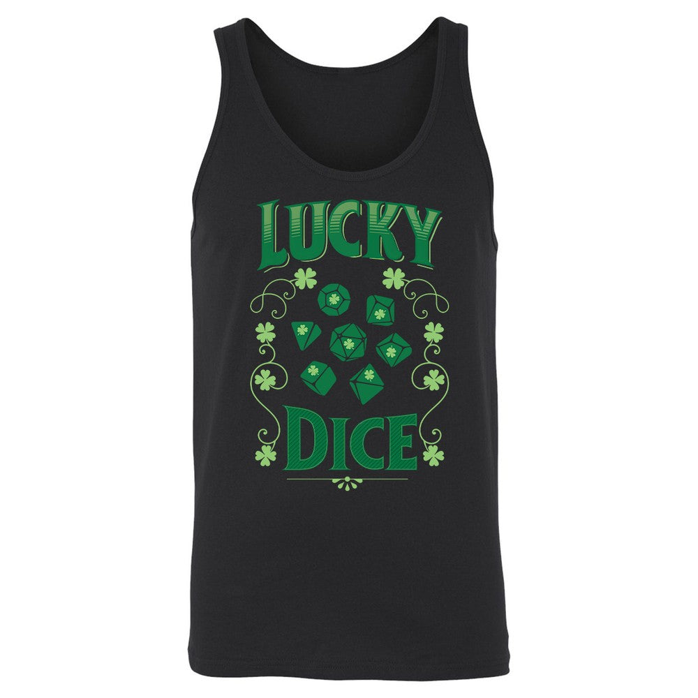 Lucky Dice Unisex Jersey Tank - Black - 14