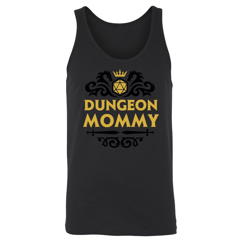 Dungeon Mommy Unisex Jersey Tank - Black - 14