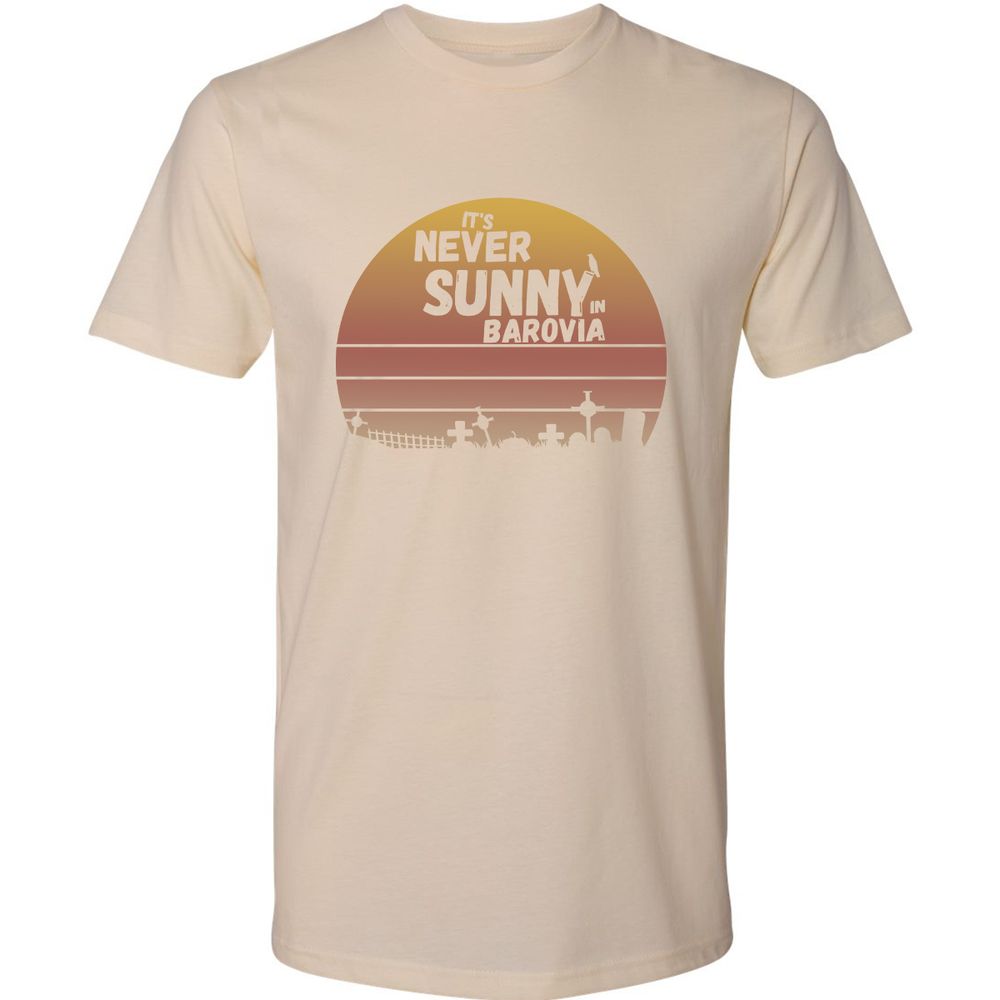 Vintage It's Never Sunny In Barovia Premium Unisex T-Shirt - Cream - 14