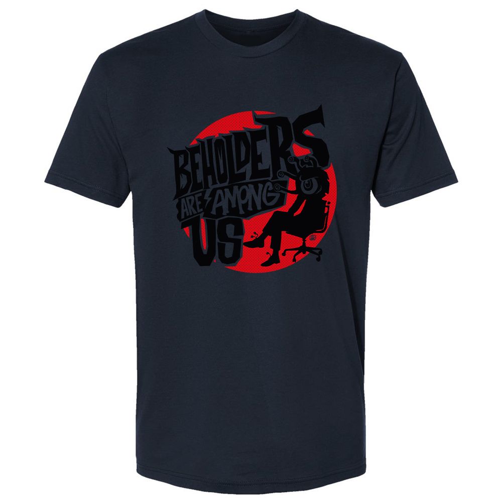 Beholders Are Among Us Premium Unisex T-Shirt - Midnight Navy - 14