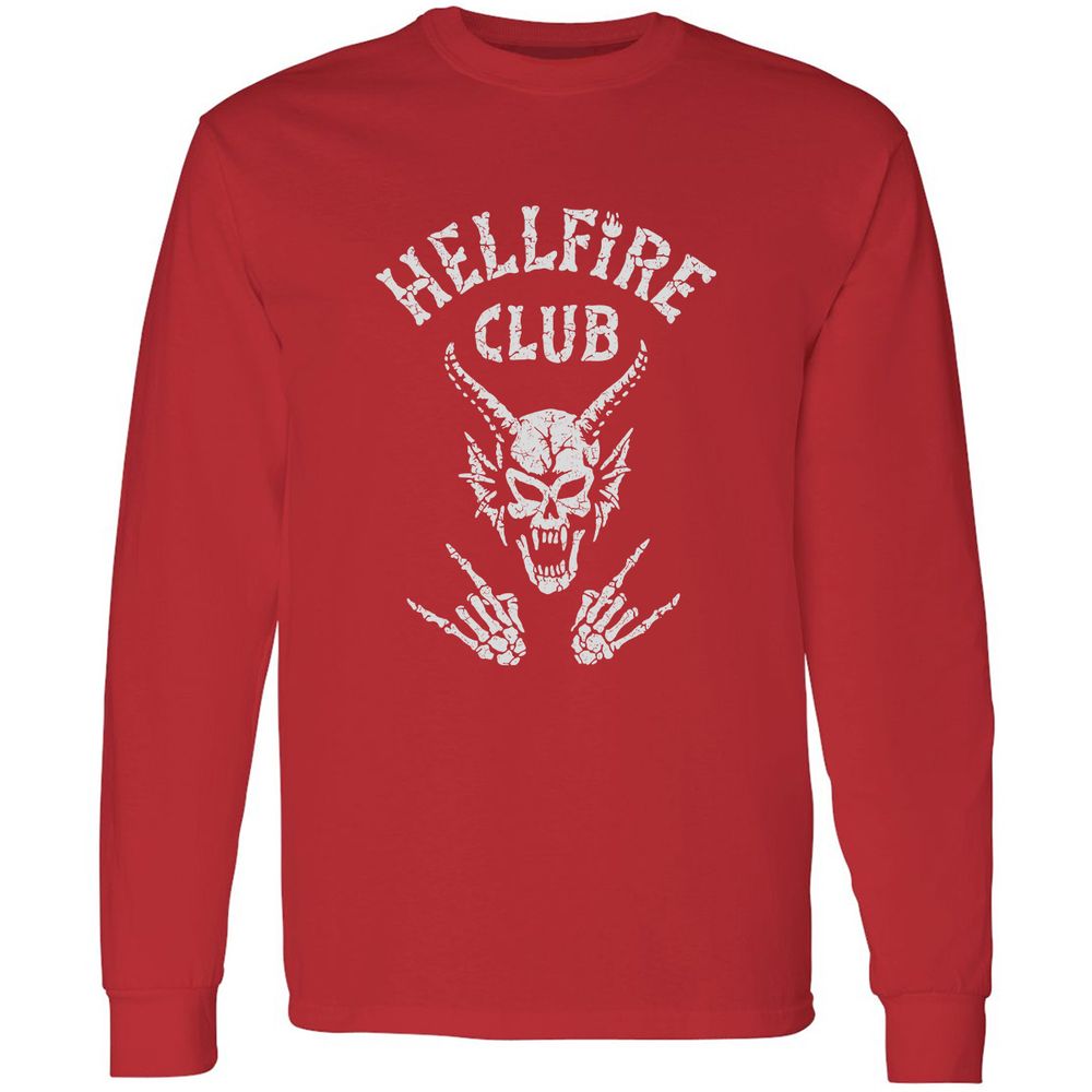 Hellfire Club Long Sleeve T-Shirt - Red - 14