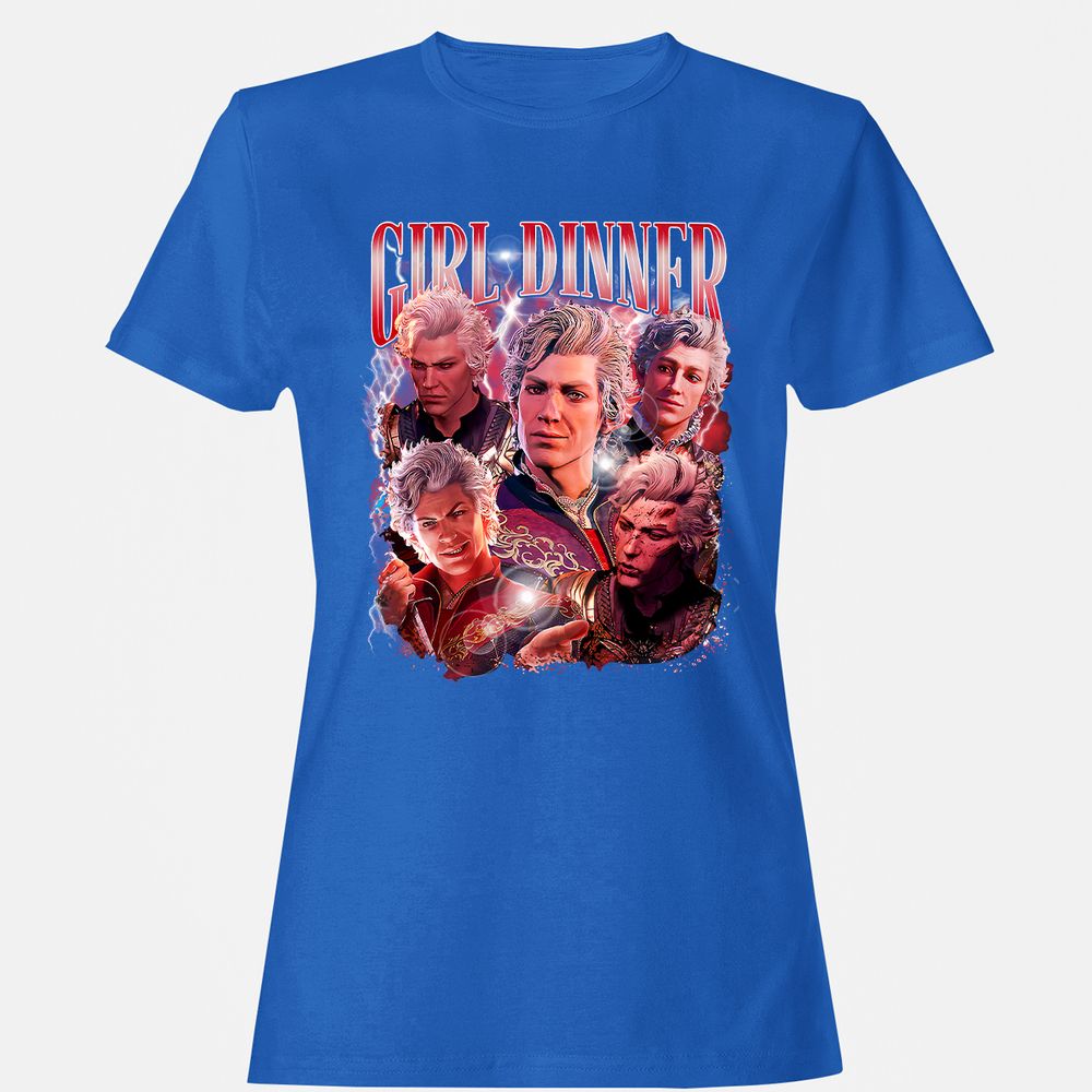Astarion Girl Dinner Women's T-Shirt - Royal - 14