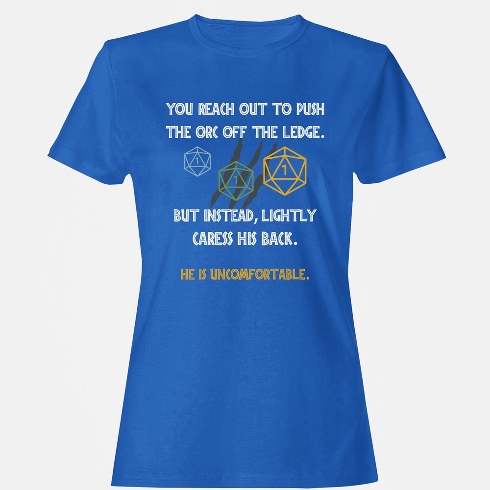 YOU REACH OUT TO PUSH Women's T-Shirt - Royal - 14