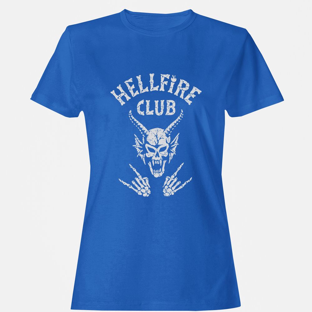 Hellfire Club Women's T-Shirt - Royal - 14