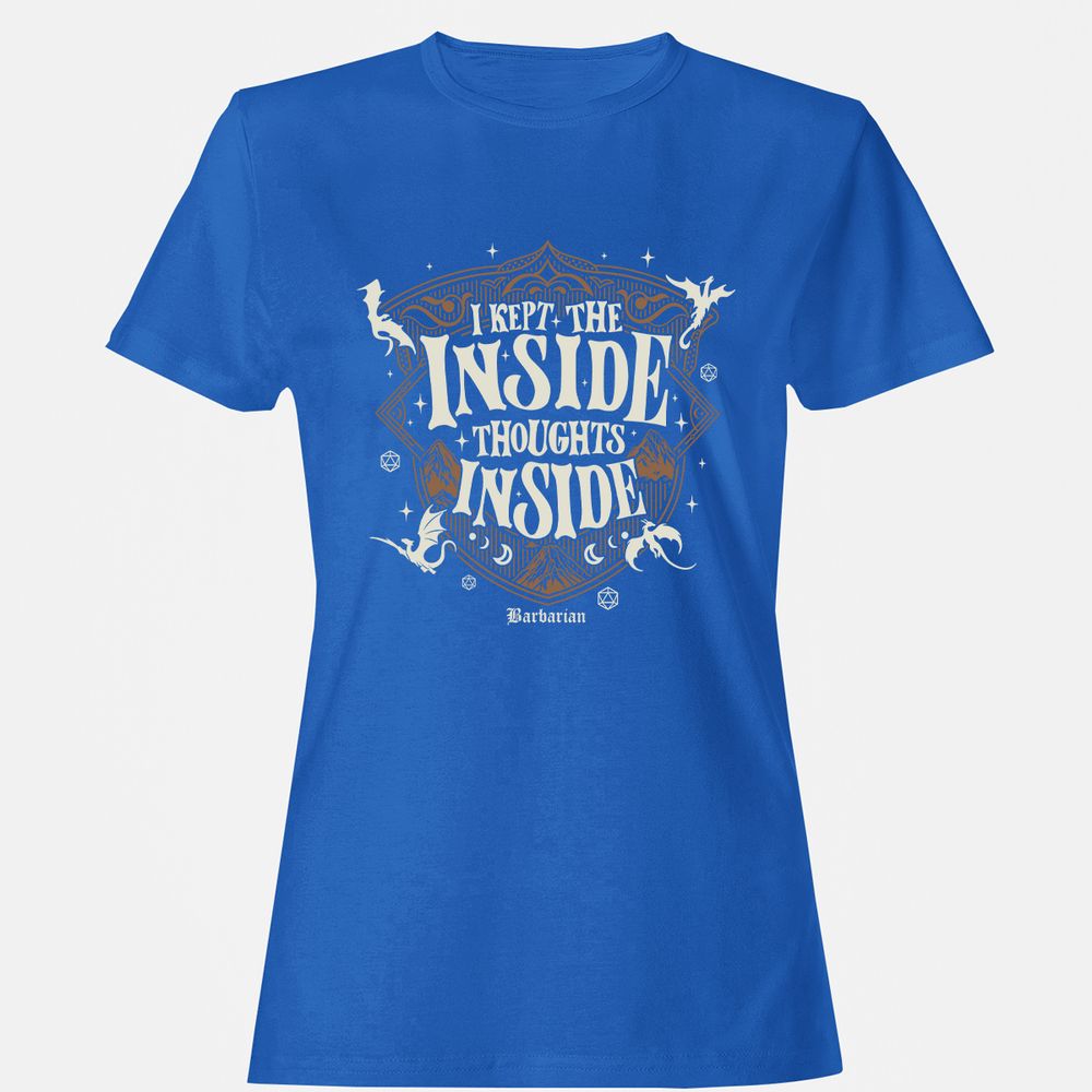 Barbarian I Kept The Inside Thoughts Inside - Royal - 14