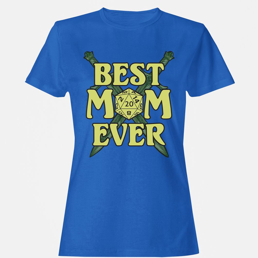 Best Mom Ever Women's T-Shirt - Royal - 14