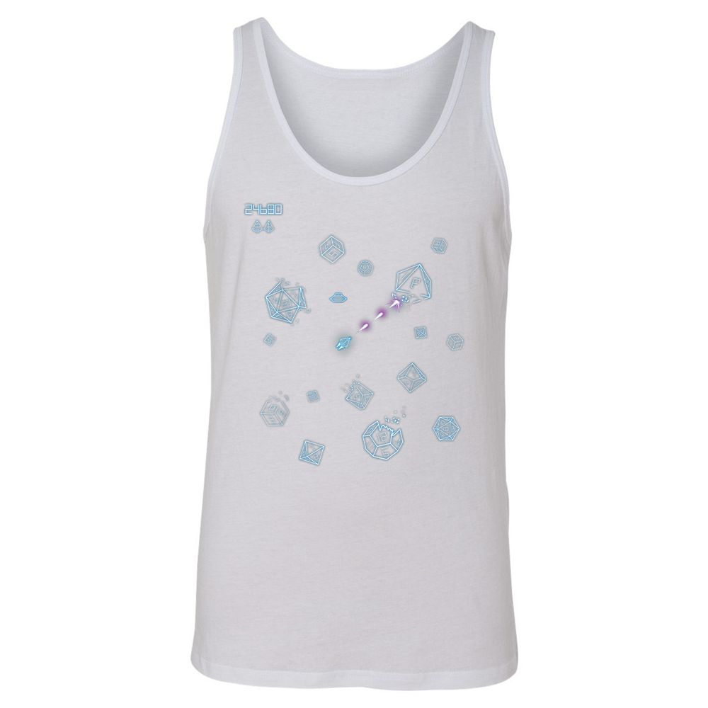 The Dices Game Unisex Jersey Tank - White - 14