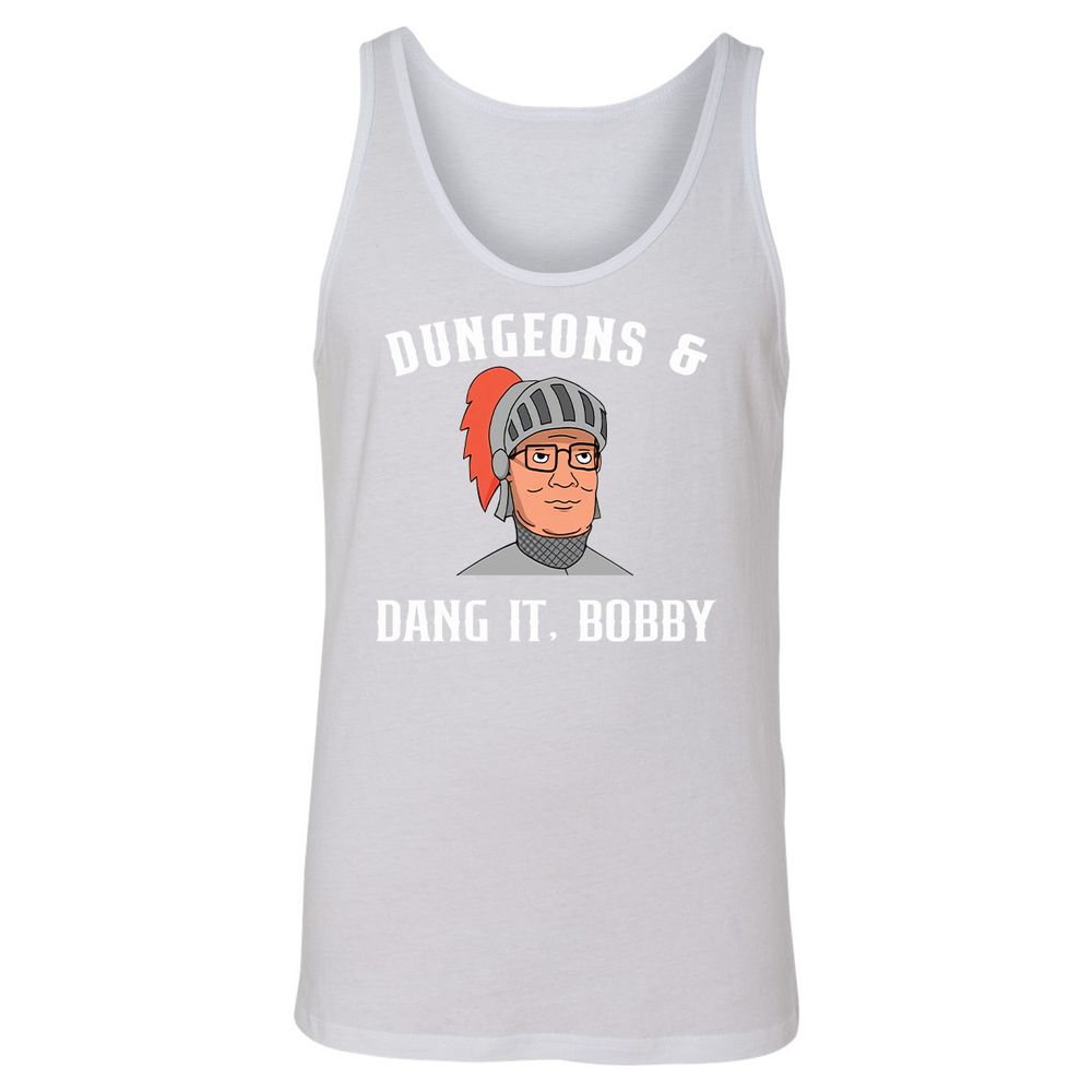 Dang It Bobby Unisex Jersey Tank - White - 14