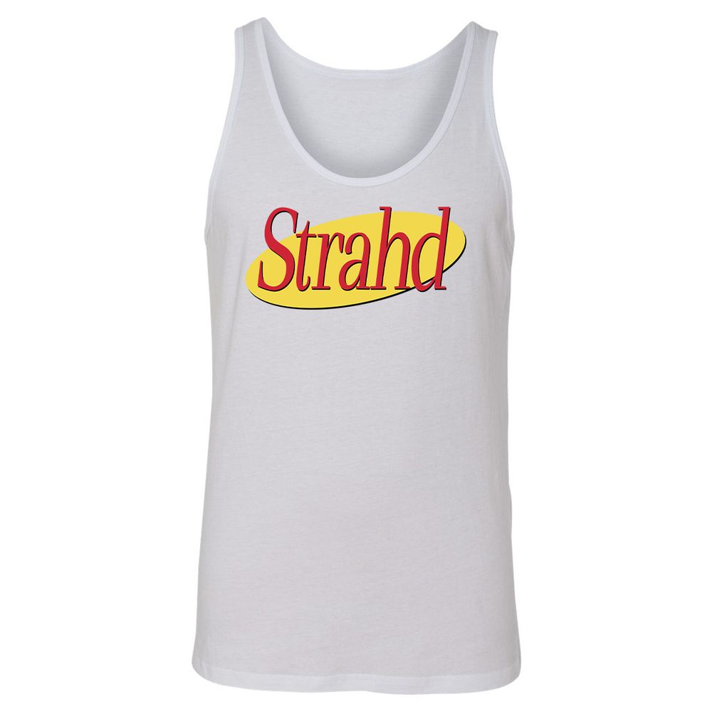 Strahd Unisex Jersey Tank - White - 14