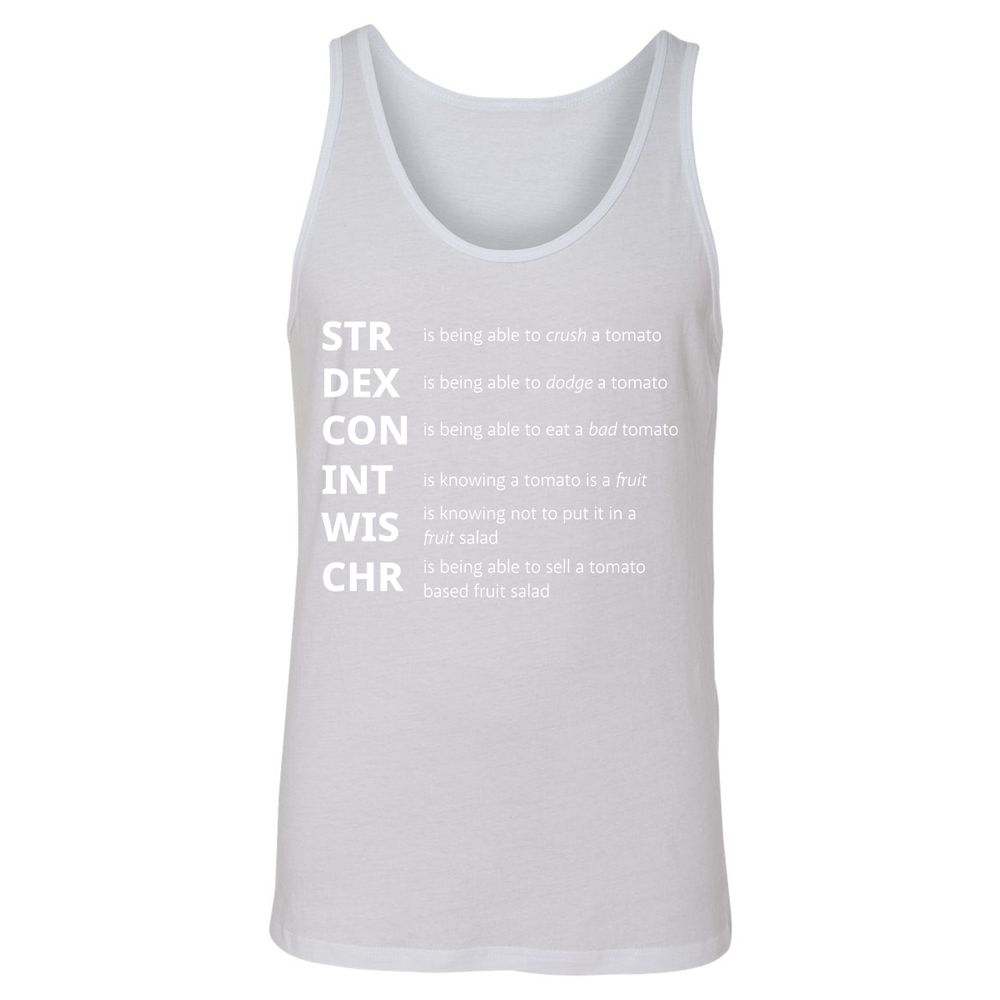 Tomato Stats – RPG Meme Edition - White - 14