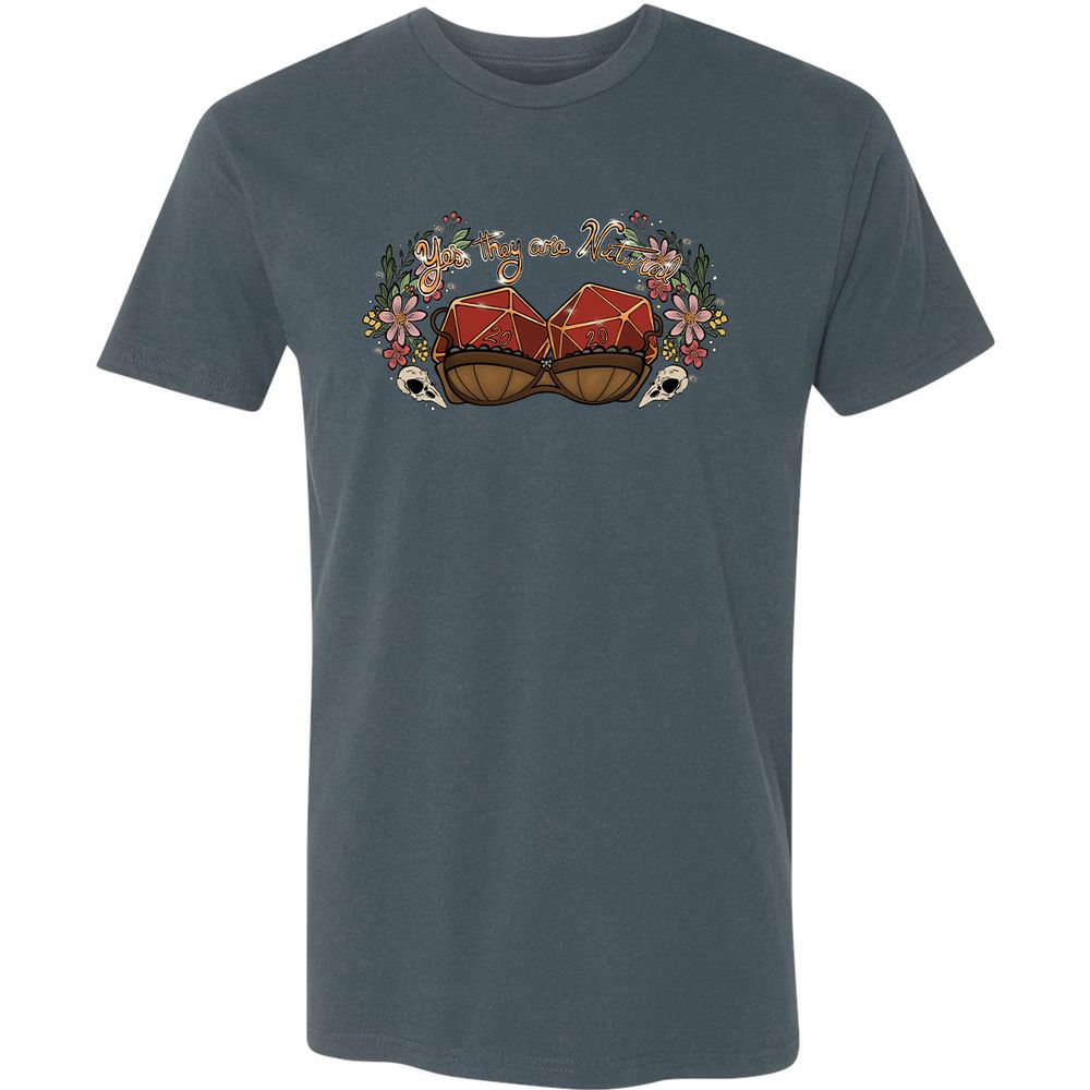 Yes They're Natural Premium Unisex T-Shirt - Indigo - 15