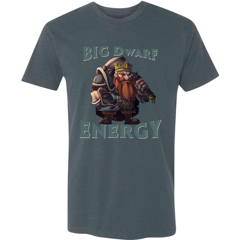 Big Dwarf Energy Premium Unisex T-Shirt - Indigo - 15