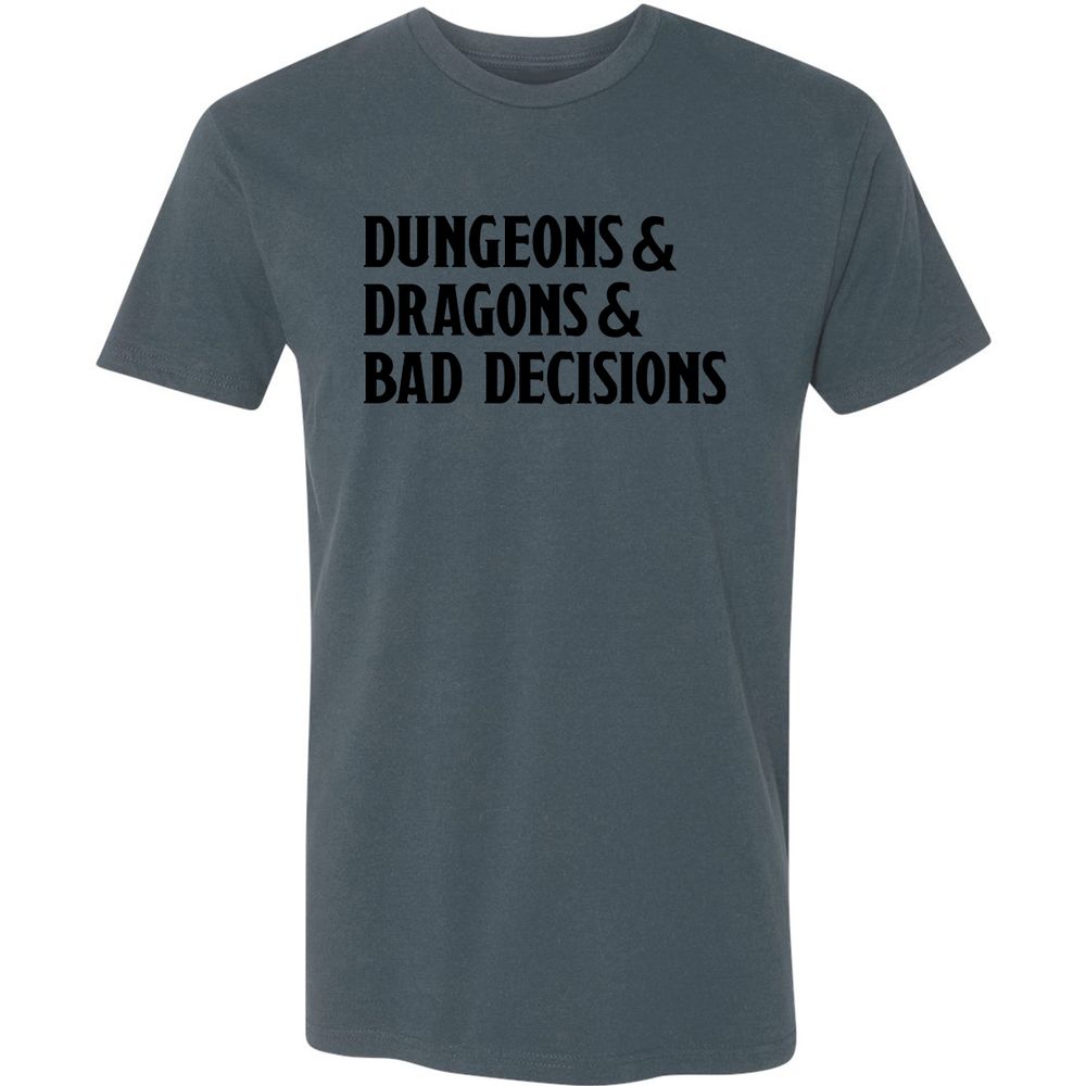 Bad Decisions Premium Unisex T-Shirt - Indigo - 15