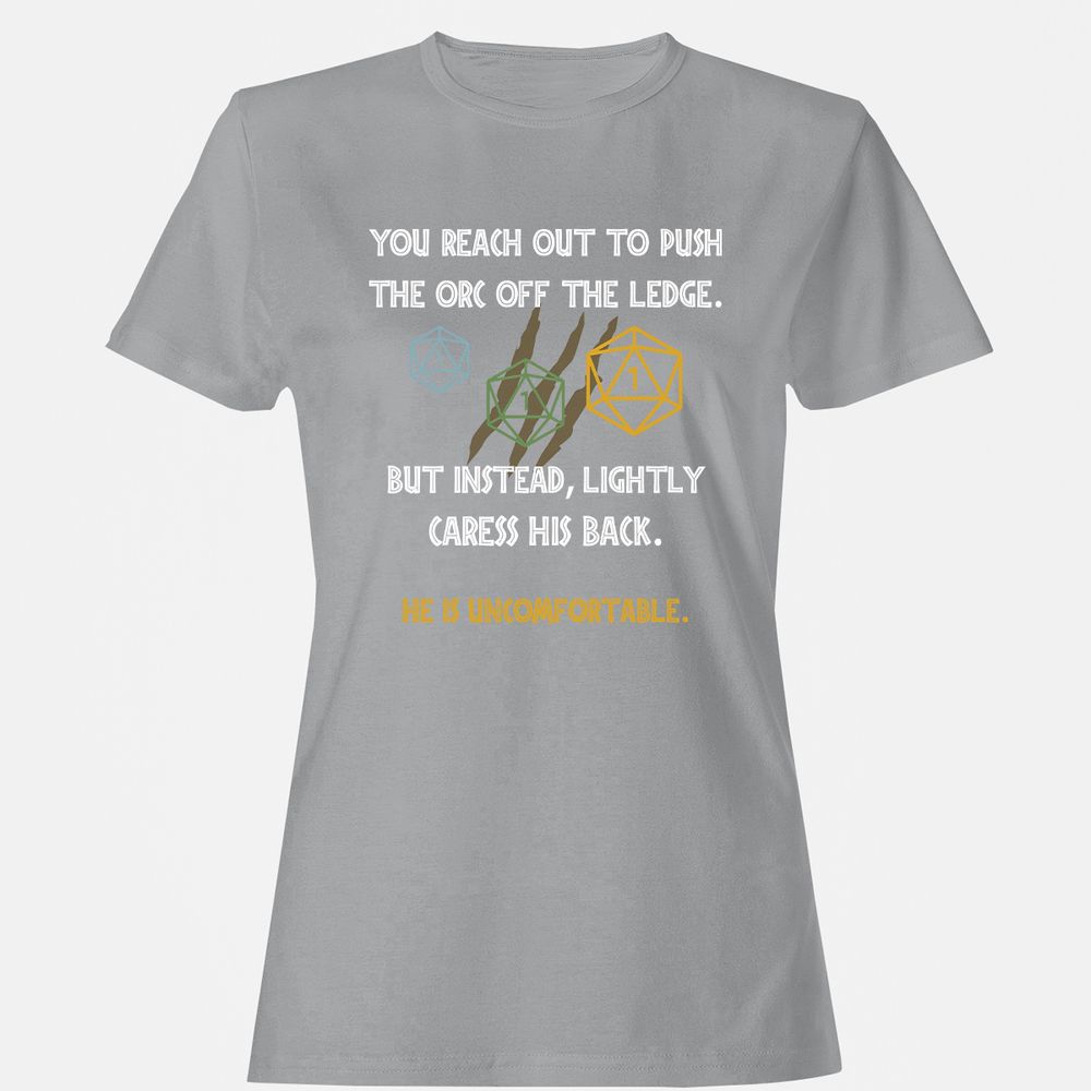 YOU REACH OUT TO PUSH Women's T-Shirt - Sport Grey - 15