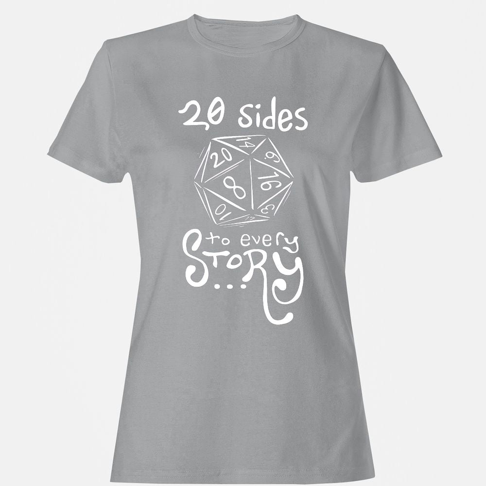 20 Sides to Every Story Women's T-Shirt - Sport Grey - 15