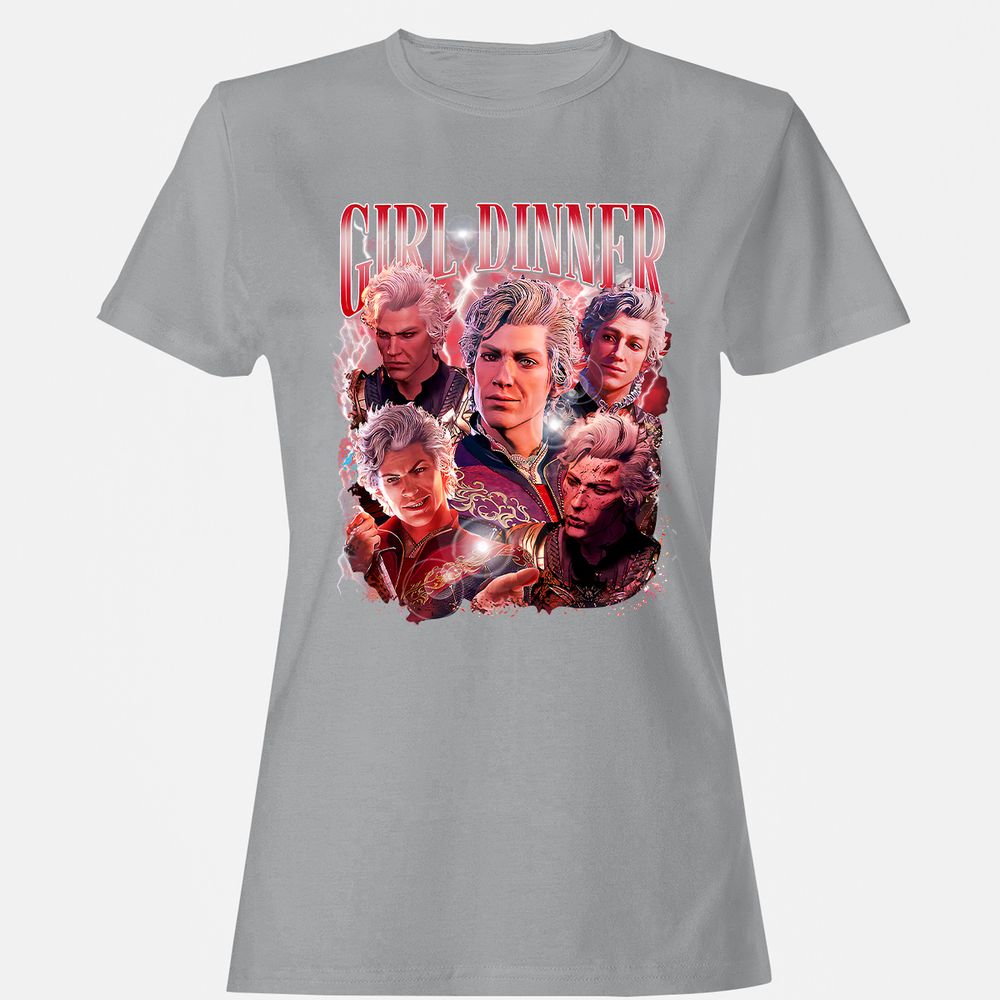 Astarion Girl Dinner Women's T-Shirt - Sport Grey - 15