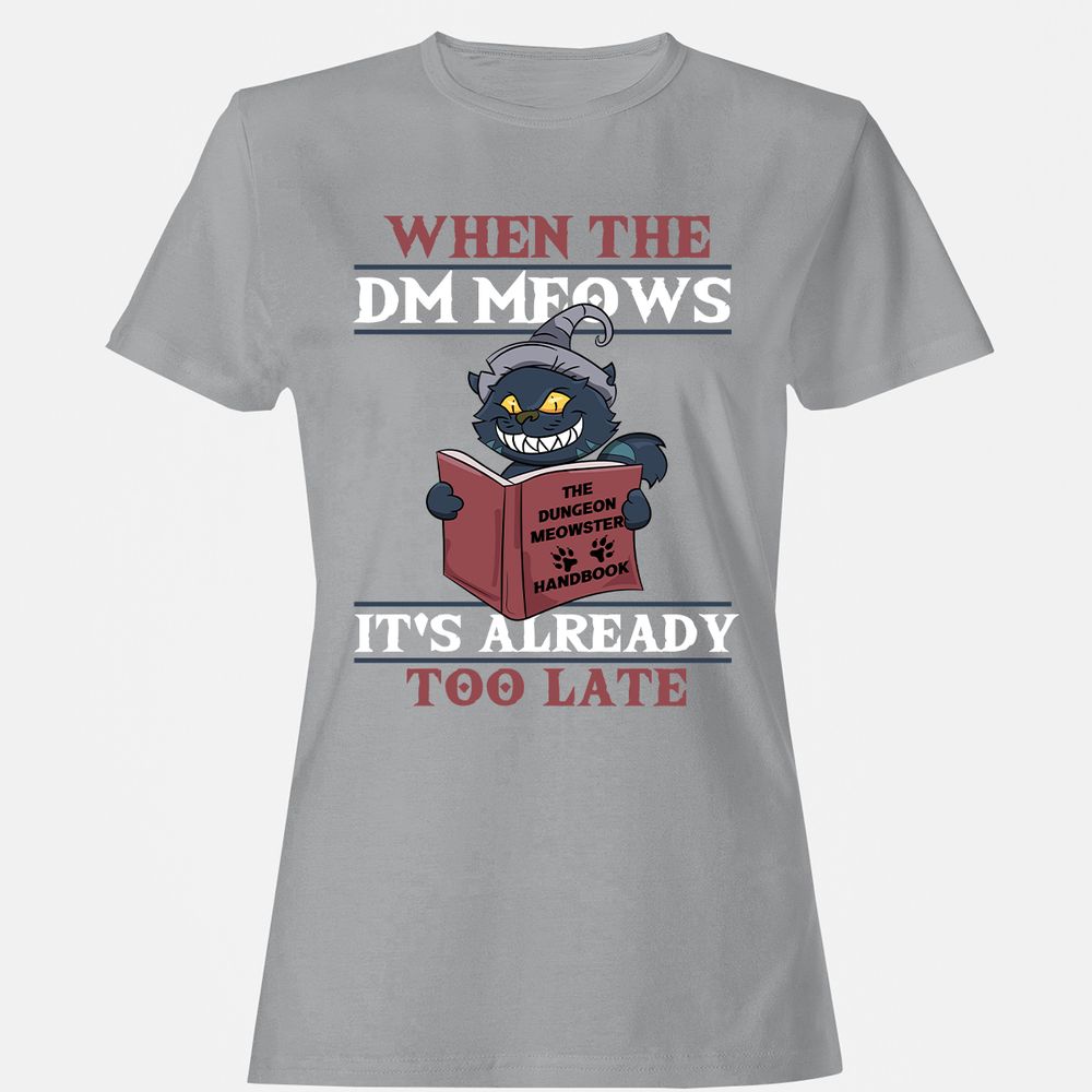 When The DM Meow Women's T-Shirt - Sport Grey - 15