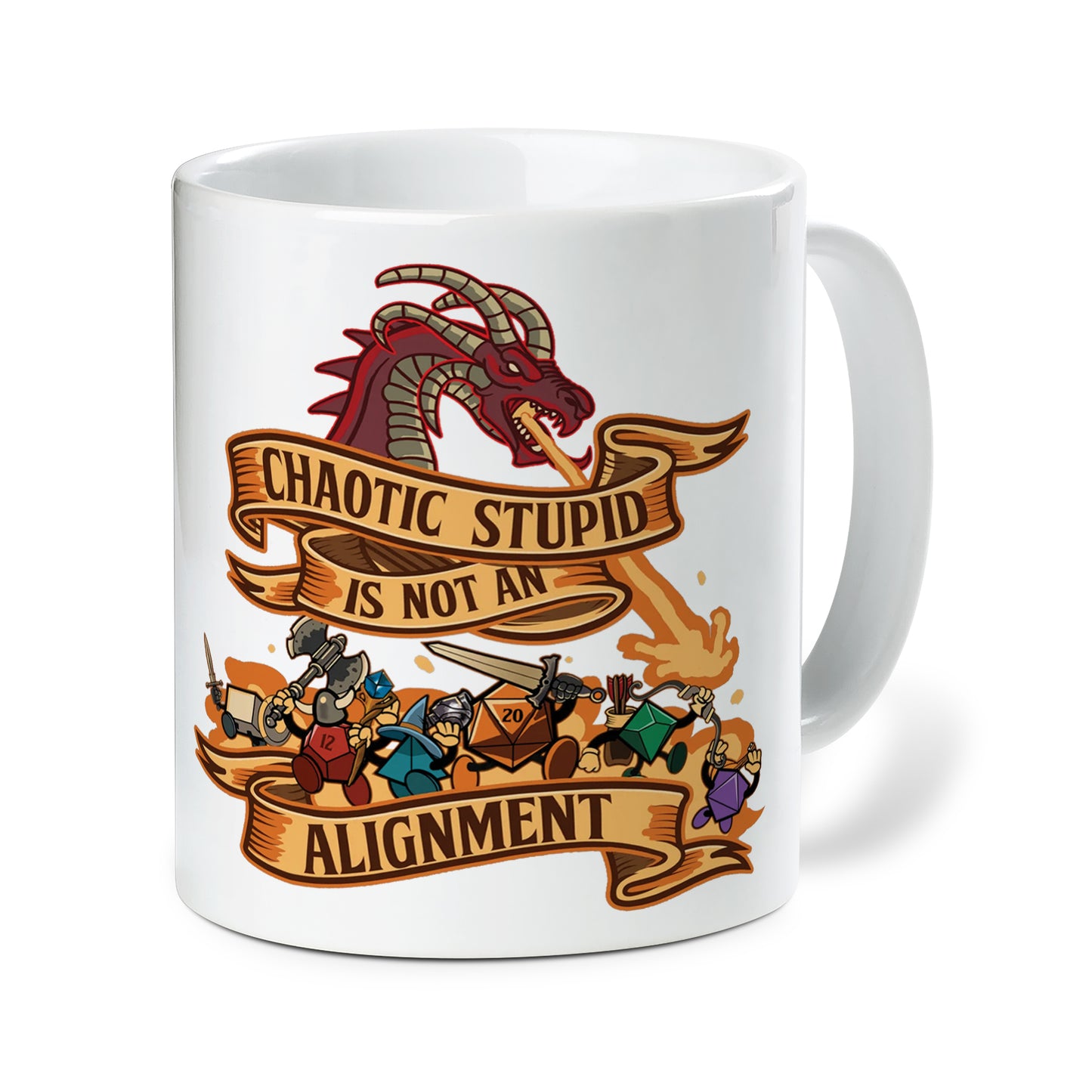 Chaotic Stupid Is Not An Alignment Ceramic Mug
