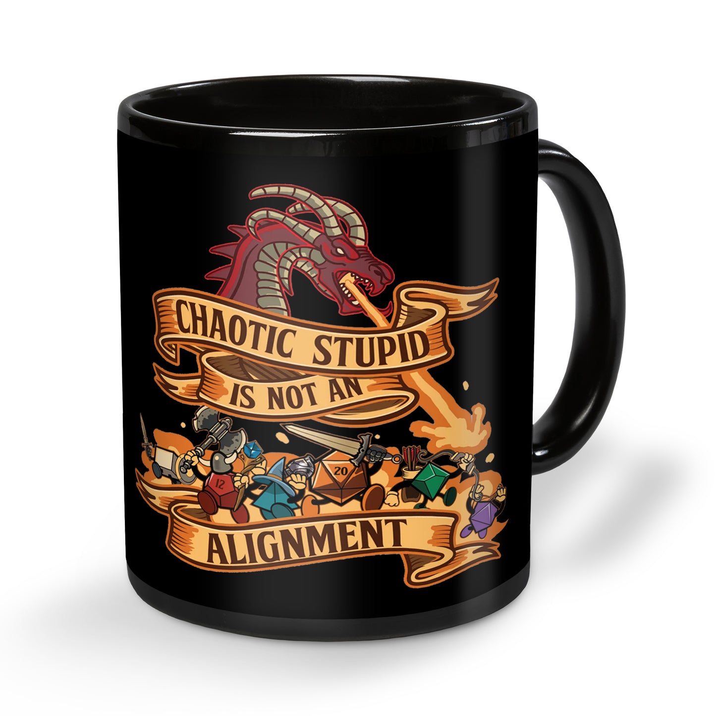 Chaotic Stupid Is Not An Alignment Ceramic Mug