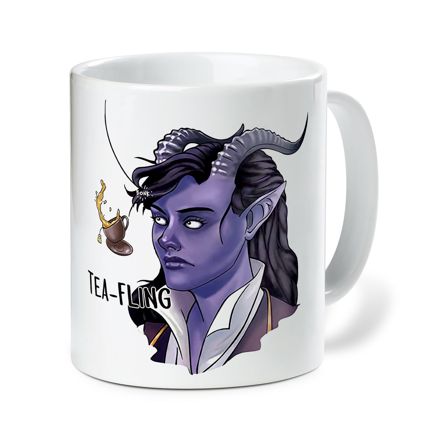 Tea-Fling RPG Ceramic Mug