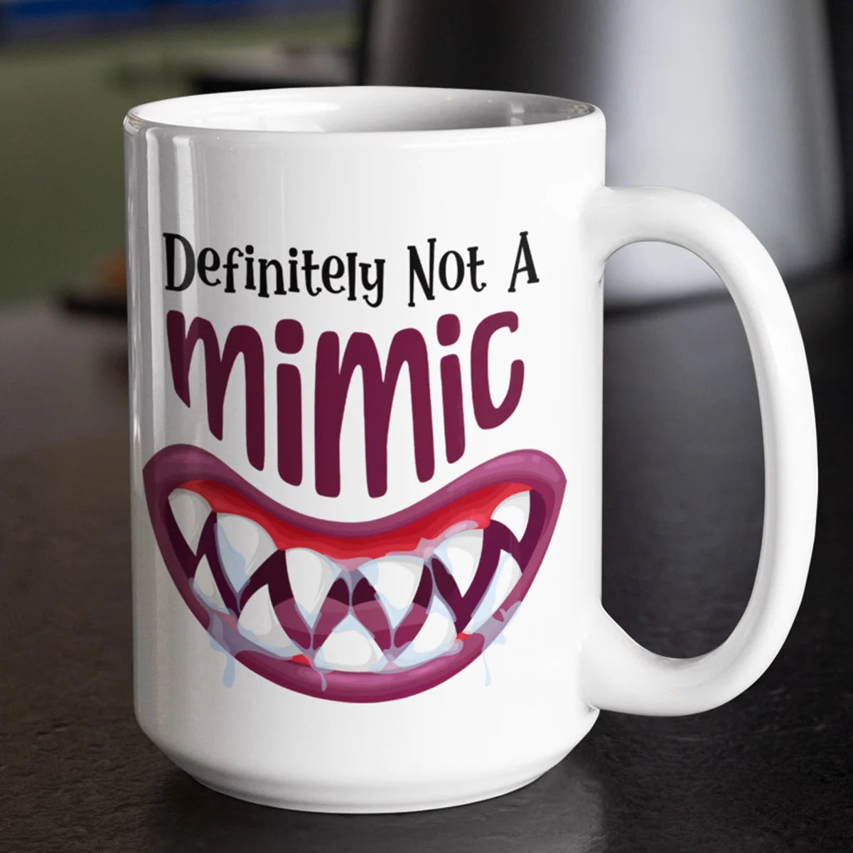 Not A Mimic RPG Ceramic Mug