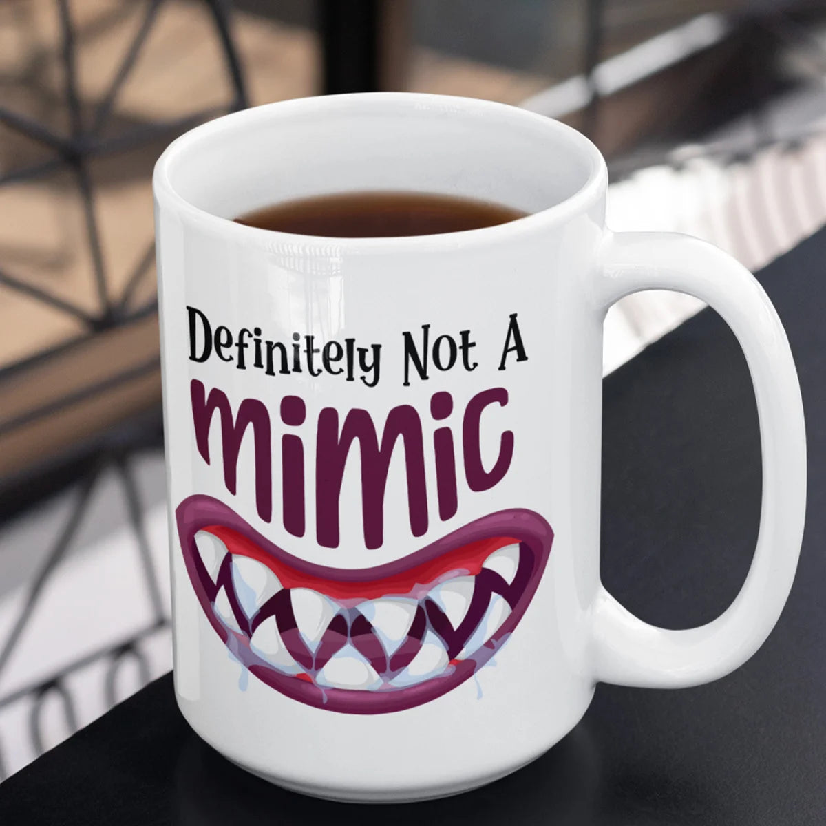 Not A Mimic RPG Ceramic Mug