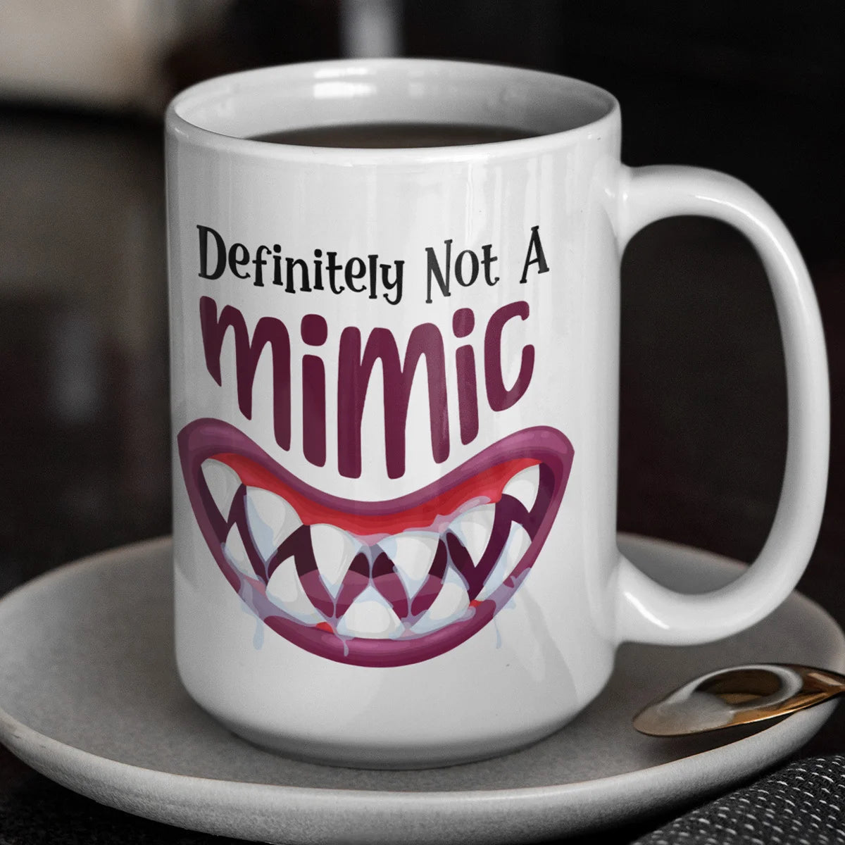 Not A Mimic RPG Ceramic Mug