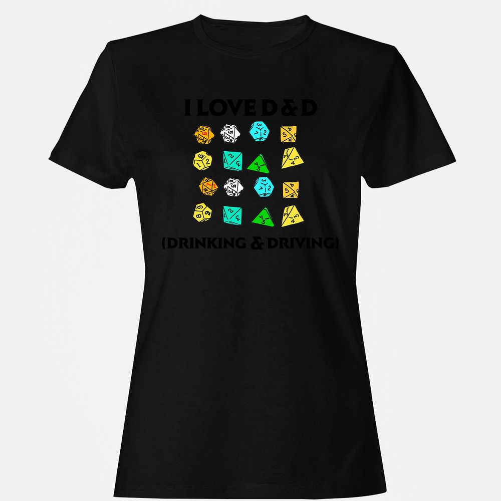 Drinking & Driving Women's T-Shirt - Black - 16
