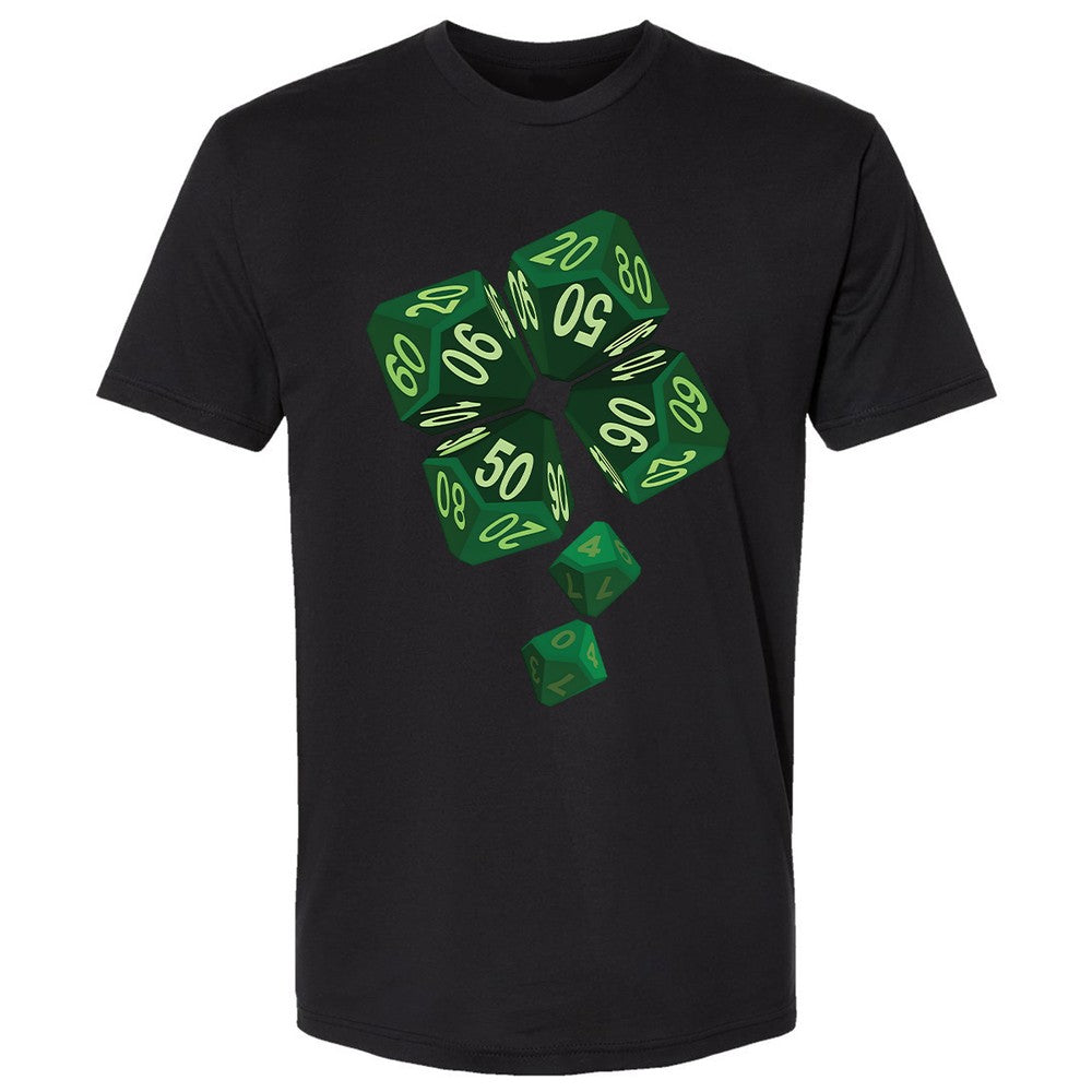 Dice Clover Premium Unisex T-Shirt - Black - 16