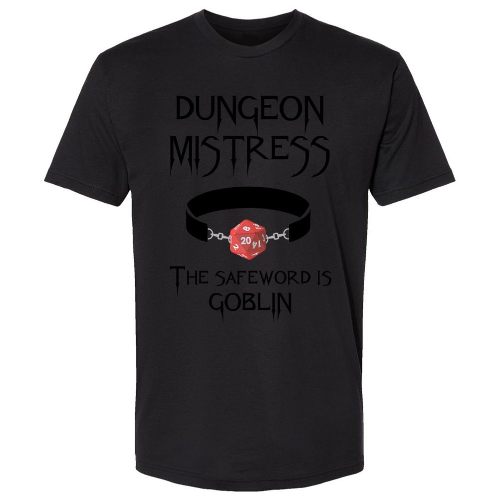 Dungeon Mistress Premium Unisex T-Shirt - Black - 16