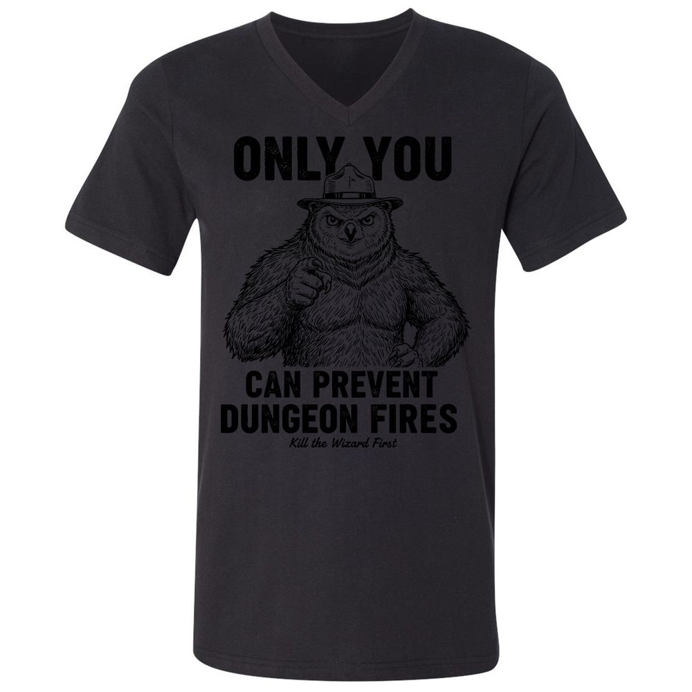 Only You Can Prevent Dungeon Fires - Black - 16