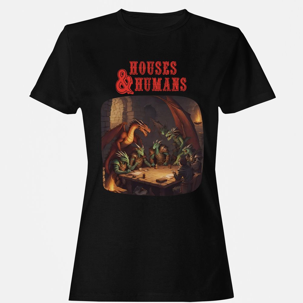 Houses And Humans Women's T-Shirt - Black - 16