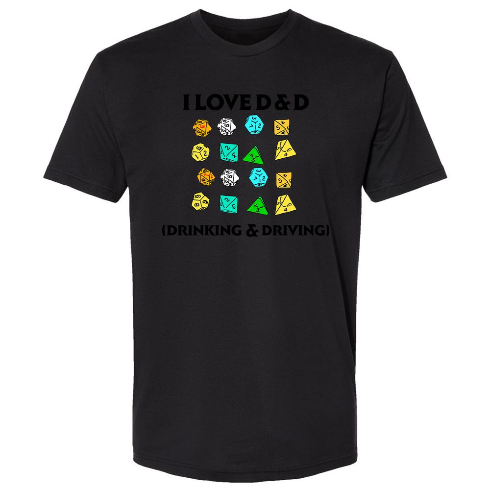 Drinking & Driving Premium Unisex T-Shirt - Black - 16