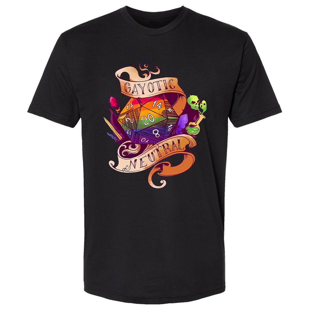 Gayotic Neutral Premium Unisex T-Shirt - Black - 16