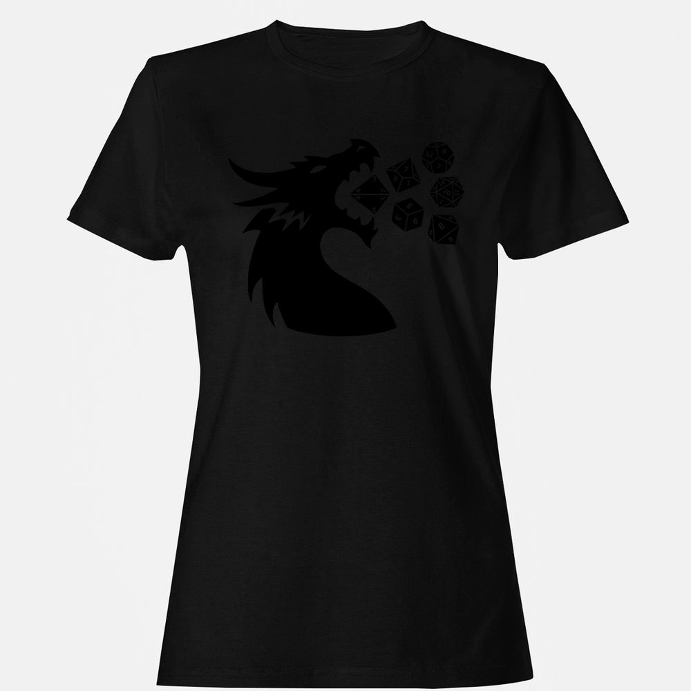 Pac And Dragon Women's T-Shirt - Black - 16