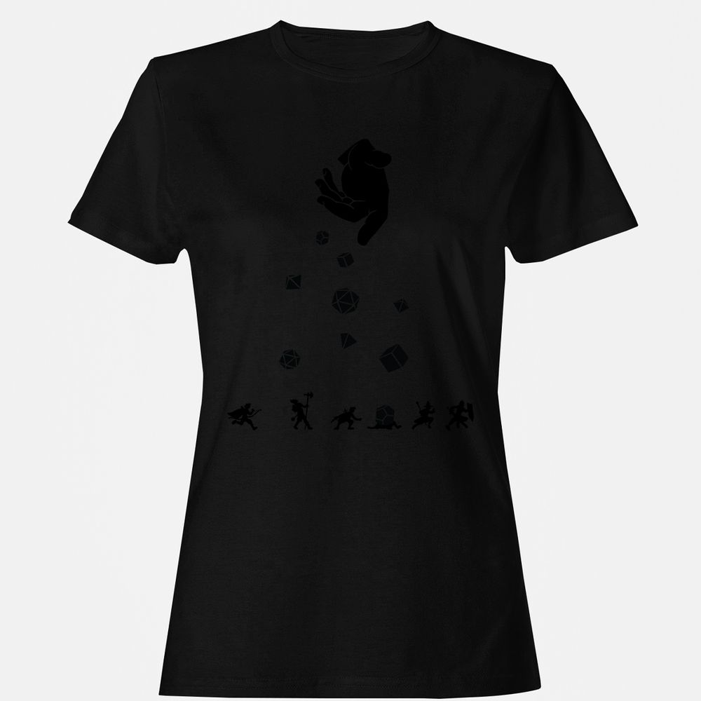 Rocks Fall, Everyone Dice Women's T-Shirt - Black - 16