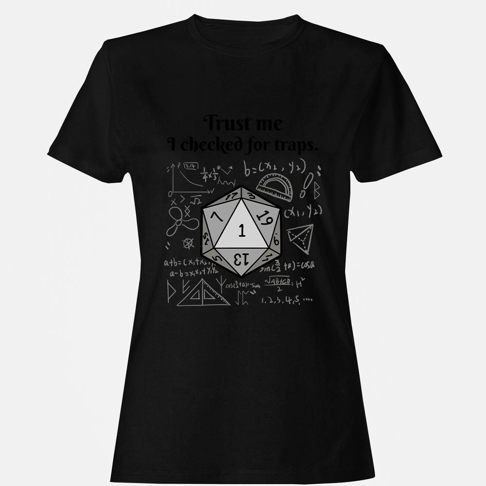 Trust me, I checked for traps. Women's T-Shirt - Black - 16