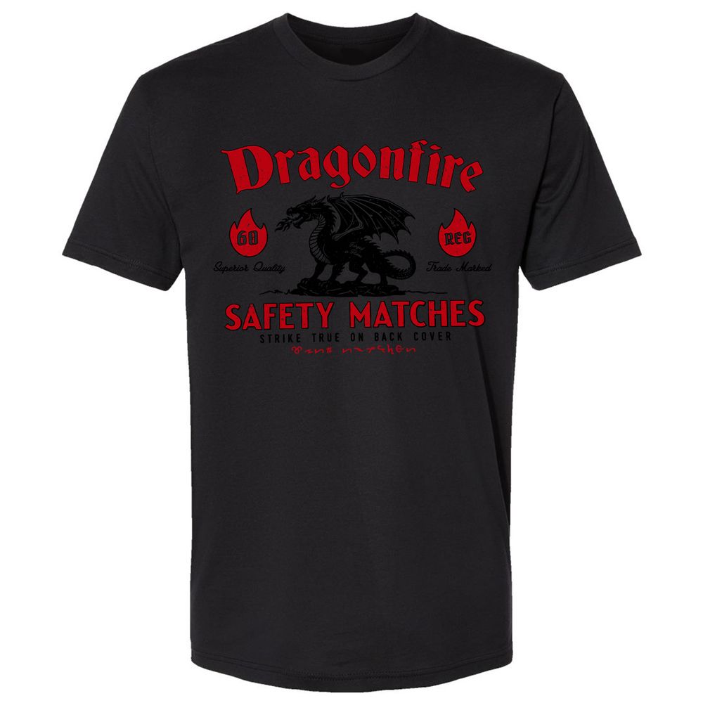 Dragonfire Premium Unisex T-Shirt - Black - 16