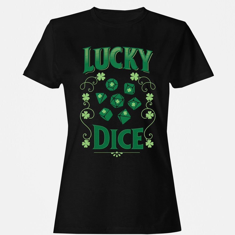 Lucky Dice Women's T-Shirt - Black - 16